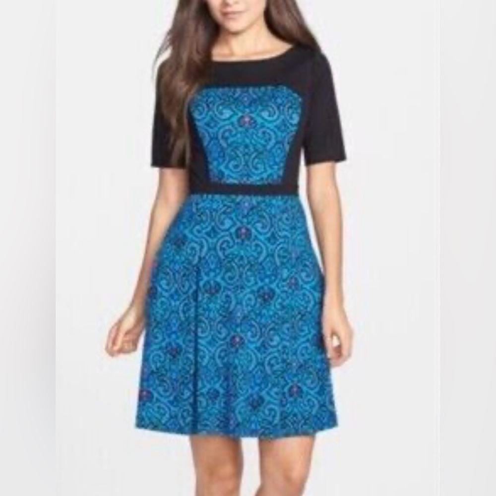 Plenty by Tracy Reese Baroque Print Fit & Flare Dress